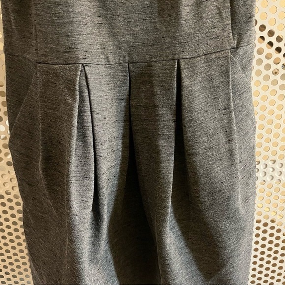 Aritzia Wilfred Pompe Knit Dress Size 10 in Charcoal Grey. Fit and flare. GUC - Picture 5 of 8